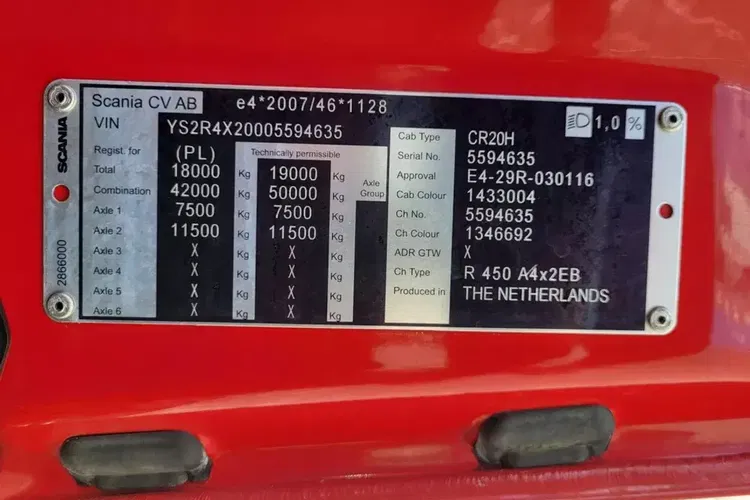 Scania R 450 A4x2EB Mega zdjęcie 10