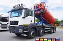 MAN TGS 35.400 8×4/ Hakowiec HYVA LIFT 32.56 SE / Beczka Asenizacyjna 13000 l zdjęcie 1
