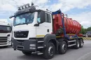 MAN TGS 35.400 8×4/ Hakowiec HYVA LIFT 32.56 SE / Beczka Asenizacyjna 13000 l zdjęcie 3