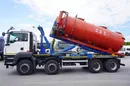 MAN TGS 35.400 8×4/ Hakowiec HYVA LIFT 32.56 SE / Beczka Asenizacyjna 13000 l zdjęcie 5