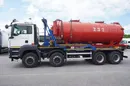 MAN TGS 35.400 8×4/ Hakowiec HYVA LIFT 32.56 SE / Beczka Asenizacyjna 13000 l zdjęcie 9