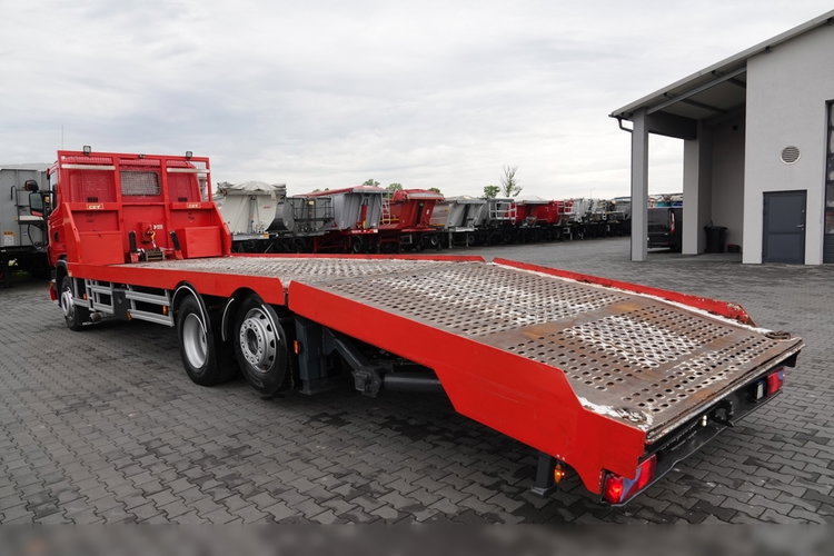 Scania G 360 / 6X2 / LAWETA / POMOC DROGOWA / OŚ SKRĘTNA I PODNOSZONA / NAJAZDY HYDRAULICZNE / WCIĄGARKA / SPROWADZONY zdjęcie 15