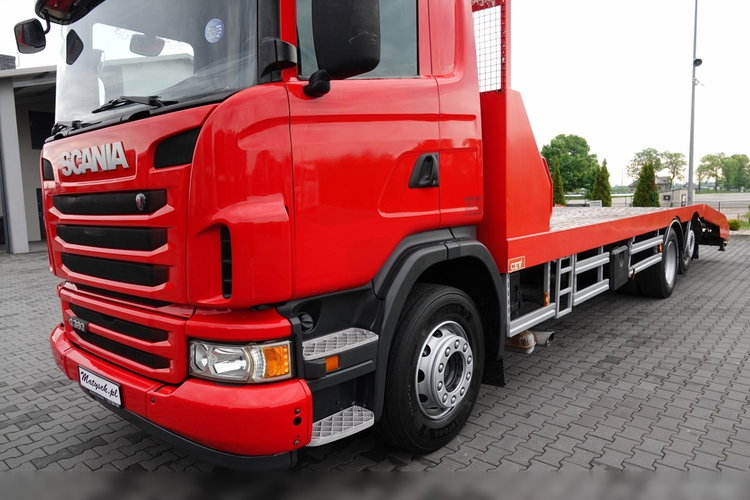 Scania G 360 / 6X2 / LAWETA / POMOC DROGOWA / OŚ SKRĘTNA I PODNOSZONA / NAJAZDY HYDRAULICZNE / WCIĄGARKA / SPROWADZONY zdjęcie 21