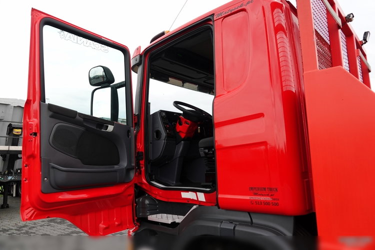 Scania G 360 / 6X2 / LAWETA / POMOC DROGOWA / OŚ SKRĘTNA I PODNOSZONA / NAJAZDY HYDRAULICZNE / WCIĄGARKA / SPROWADZONY zdjęcie 38