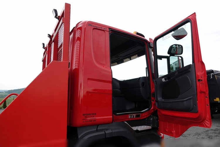 Scania G 360 / 6X2 / LAWETA / POMOC DROGOWA / OŚ SKRĘTNA I PODNOSZONA / NAJAZDY HYDRAULICZNE / WCIĄGARKA / SPROWADZONY zdjęcie 50
