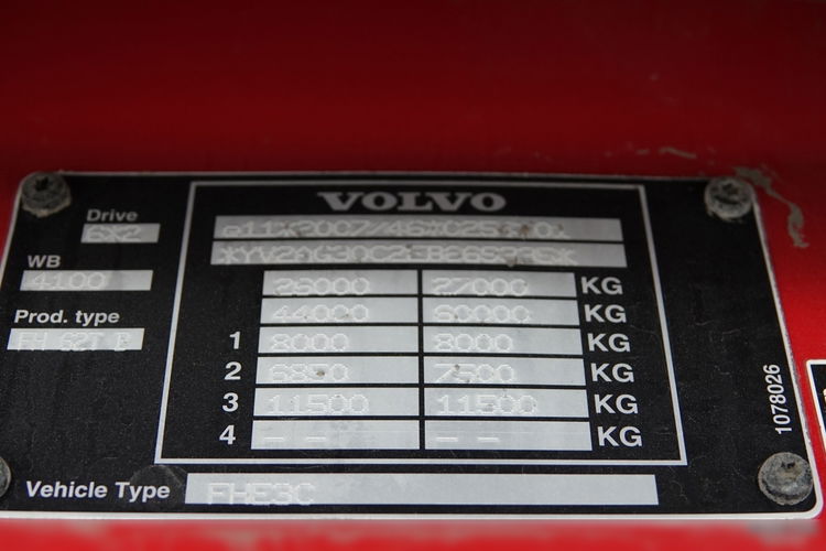 Volvo FH 500 / PUSHER / 3 Osiowy ciągnik siodłowy / PEŁNY ADR / RETARDER / OŚ PODNOSZONA I SKRĘTNA  / SPROWADZONY zdjęcie 39
