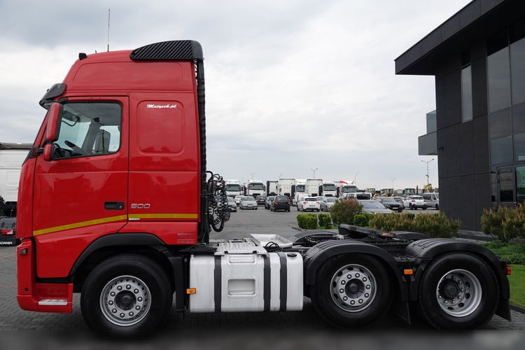 Volvo FH 500 / PUSHER / 3 Osiowy ciągnik siodłowy / PEŁNY ADR / RETARDER / OŚ PODNOSZONA I SKRĘTNA  / SPROWADZONY zdjęcie 6