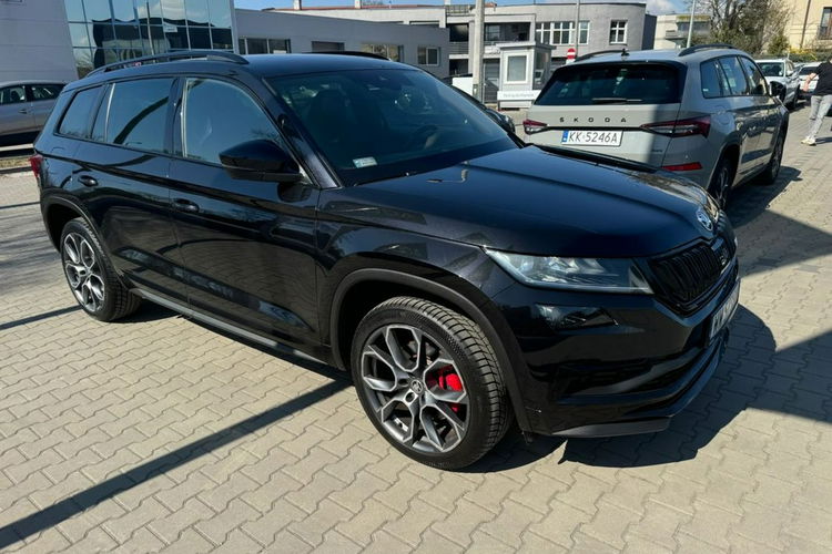 Skoda Kodiaq RS 2.0 Bi-TDI 4x4 DSG PRYWATNIE 1 właściciel 100% bezwypadkowy zdjęcie 2