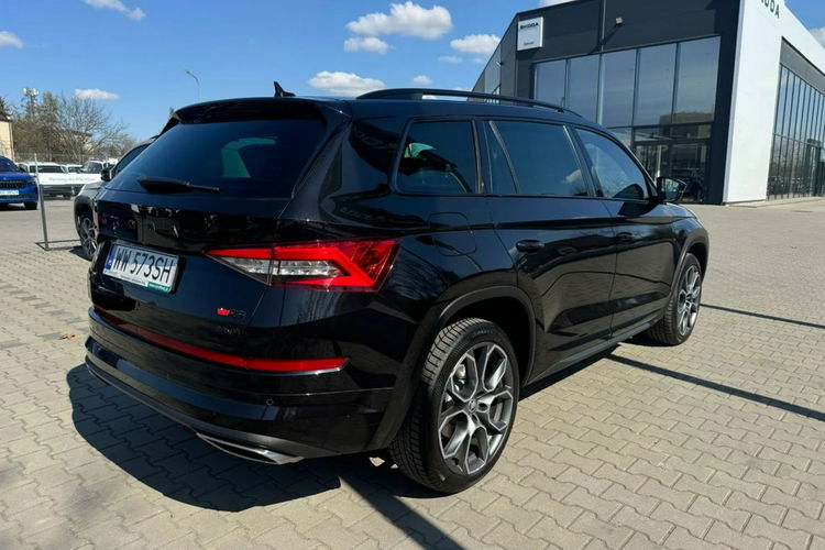 Skoda Kodiaq RS 2.0 Bi-TDI 4x4 DSG PRYWATNIE 1 właściciel 100% bezwypadkowy zdjęcie 4
