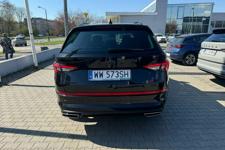 Skoda Kodiaq RS 2.0 Bi-TDI 4x4 DSG PRYWATNIE 1 właściciel 100% bezwypadkowy zdjęcie 7