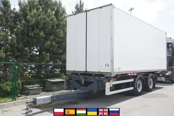 Fruehauf Przyczepa kontenerowa przejazdowa 18 EPAL / 2021 / osie SAF