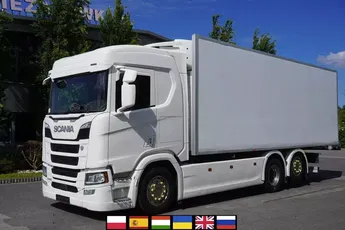 Scania R500 / Chłodnia Lecapitaine multitemperatura / Carrier Supra 950 MT / 3. oś skrętna