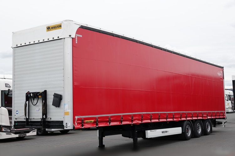 Wielton FIRANKA / MEGA / LOWDECK / OŚ PODNOSZONA  / DACH PODNOSZONY / SAF / 2019 ROK zdjęcie 1