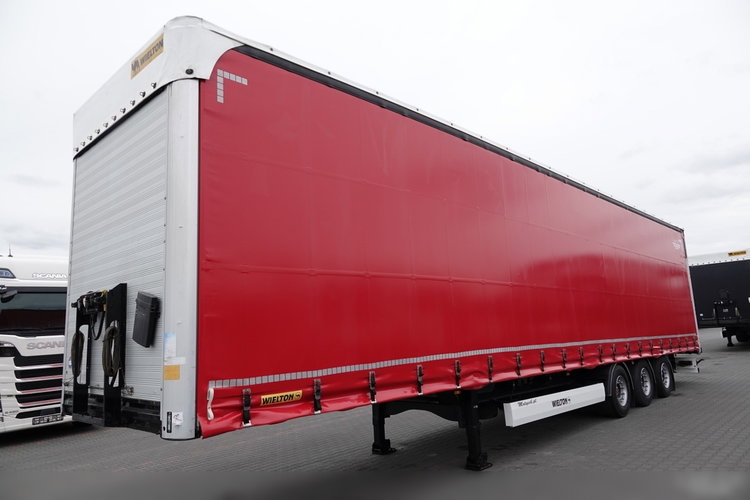 Wielton FIRANKA / MEGA / LOWDECK / OŚ PODNOSZONA  / DACH PODNOSZONY / SAF / 2019 ROK zdjęcie 2