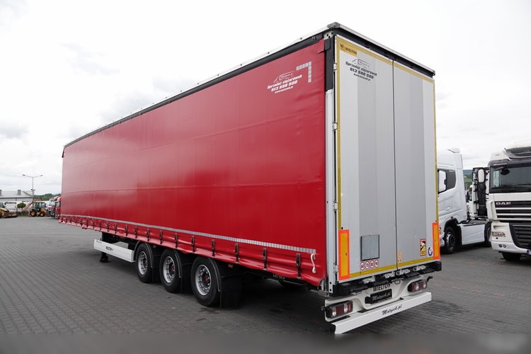 Wielton FIRANKA / MEGA / LOWDECK / OŚ PODNOSZONA  / DACH PODNOSZONY / SAF / 2019 ROK zdjęcie 3