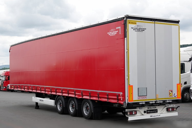 Wielton FIRANKA / MEGA / LOWDECK / OŚ PODNOSZONA  / DACH PODNOSZONY / SAF / 2019 ROK zdjęcie 4