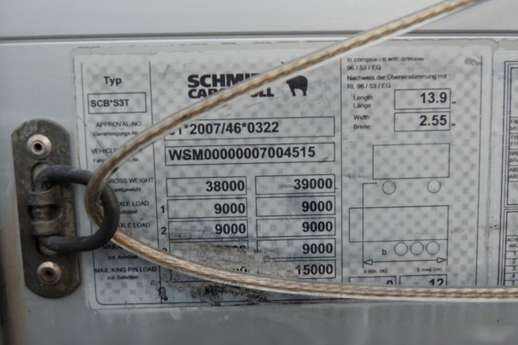Schmitz -CARGOBULL / FIRANKA / STANDARD / PLANDEKA ZBROJONA / SPROWDZONA  zdjęcie 25