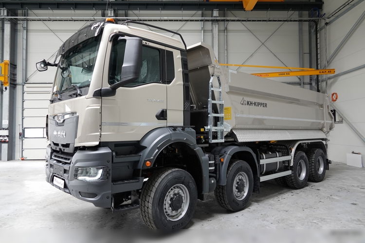 MAN TGS 41.480 / 8X8 / WYWROTKA TYLKNOZSYPOWA / KH-KIPPER / HARDOX / METALIK / 2025 / AUTOMAT / FABRYCZNIE NOWY / DOSTĘPNY OD RĘKI ! zdjęcie 10