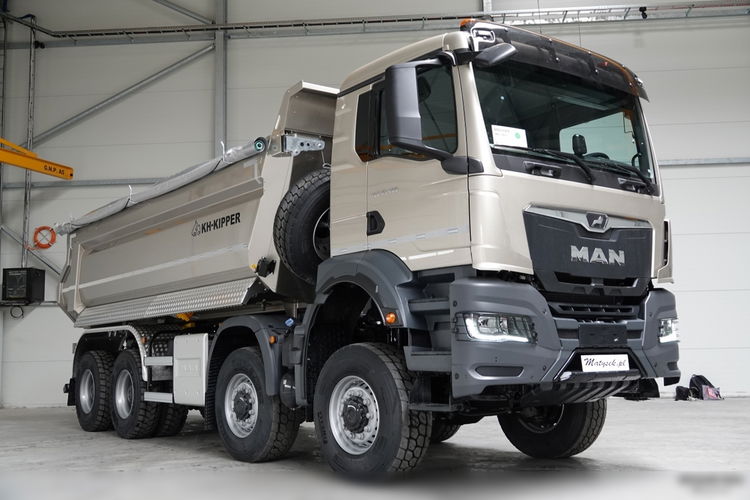MAN TGS 41.480 / 8X8 / WYWROTKA TYLKNOZSYPOWA / KH-KIPPER / HARDOX / METALIK / 2025 / AUTOMAT / FABRYCZNIE NOWY / DOSTĘPNY OD RĘKI ! zdjęcie 13