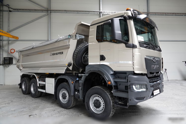 MAN TGS 41.480 / 8X8 / WYWROTKA TYLKNOZSYPOWA / KH-KIPPER / HARDOX / METALIK / 2025 / AUTOMAT / FABRYCZNIE NOWY / DOSTĘPNY OD RĘKI ! zdjęcie 14