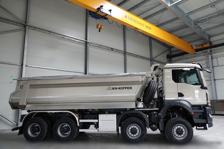MAN TGS 41.480 / 8X8 / WYWROTKA TYLKNOZSYPOWA / KH-KIPPER / HARDOX / METALIK / 2025 / AUTOMAT / FABRYCZNIE NOWY / DOSTĘPNY OD RĘKI ! zdjęcie 15