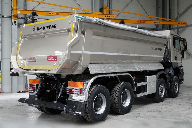 MAN TGS 41.480 / 8X8 / WYWROTKA TYLKNOZSYPOWA / KH-KIPPER / HARDOX / METALIK / 2025 / AUTOMAT / FABRYCZNIE NOWY / DOSTĘPNY OD RĘKI ! zdjęcie 16