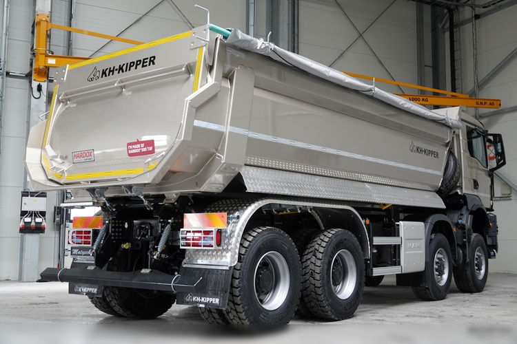 MAN TGS 41.480 / 8X8 / WYWROTKA TYLKNOZSYPOWA / KH-KIPPER / HARDOX / METALIK / 2025 / AUTOMAT / FABRYCZNIE NOWY / DOSTĘPNY OD RĘKI ! zdjęcie 17