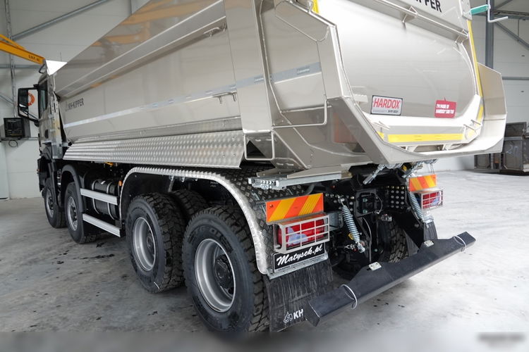MAN TGS 41.480 / 8X8 / WYWROTKA TYLKNOZSYPOWA / KH-KIPPER / HARDOX / METALIK / 2025 / AUTOMAT / FABRYCZNIE NOWY / DOSTĘPNY OD RĘKI ! zdjęcie 24