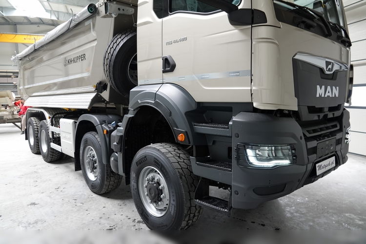 MAN TGS 41.480 / 8X8 / WYWROTKA TYLKNOZSYPOWA / KH-KIPPER / HARDOX / METALIK / 2025 / AUTOMAT / FABRYCZNIE NOWY / DOSTĘPNY OD RĘKI ! zdjęcie 28