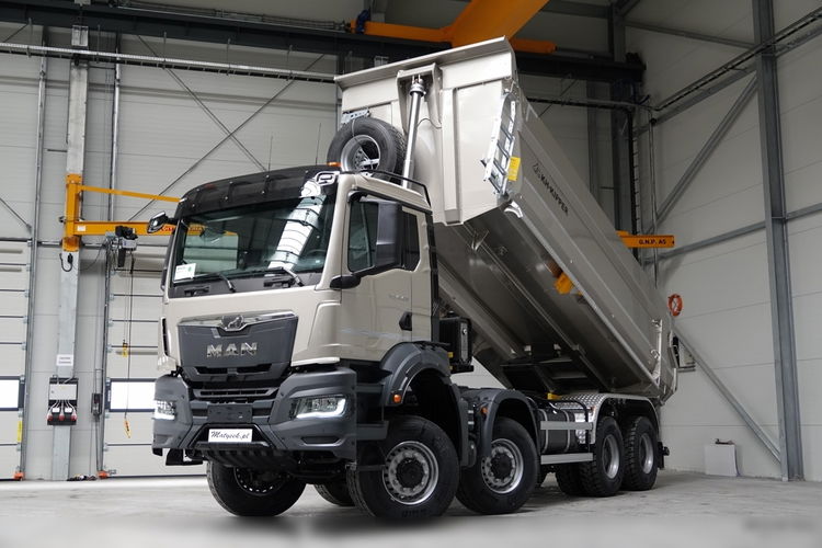 MAN TGS 41.480 / 8X8 / WYWROTKA TYLKNOZSYPOWA / KH-KIPPER / HARDOX / METALIK / 2025 / AUTOMAT / FABRYCZNIE NOWY / DOSTĘPNY OD RĘKI ! zdjęcie 4
