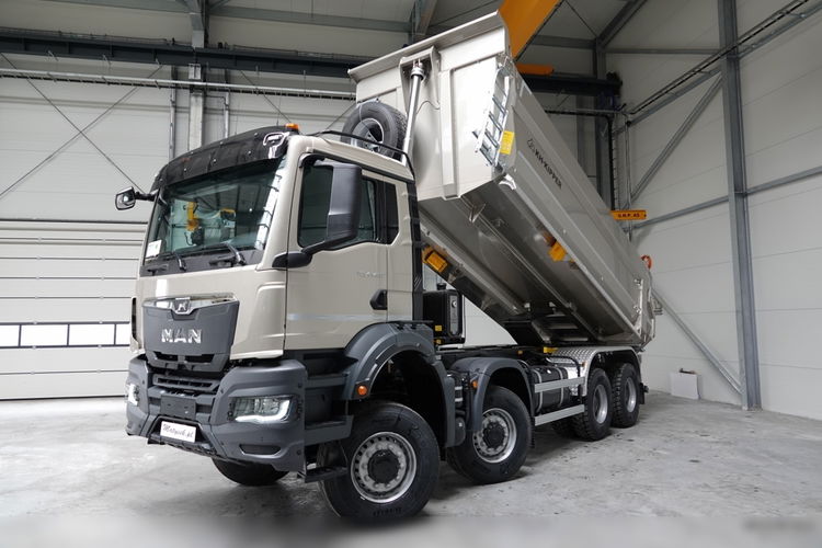 MAN TGS 41.480 / 8X8 / WYWROTKA TYLKNOZSYPOWA / KH-KIPPER / HARDOX / METALIK / 2025 / AUTOMAT / FABRYCZNIE NOWY / DOSTĘPNY OD RĘKI ! zdjęcie 5