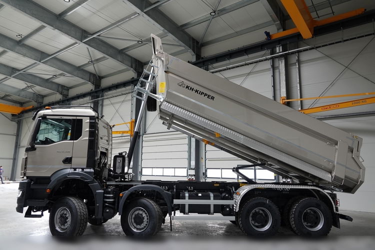 MAN TGS 41.480 / 8X8 / WYWROTKA TYLKNOZSYPOWA / KH-KIPPER / HARDOX / METALIK / 2025 / AUTOMAT / FABRYCZNIE NOWY / DOSTĘPNY OD RĘKI ! zdjęcie 6