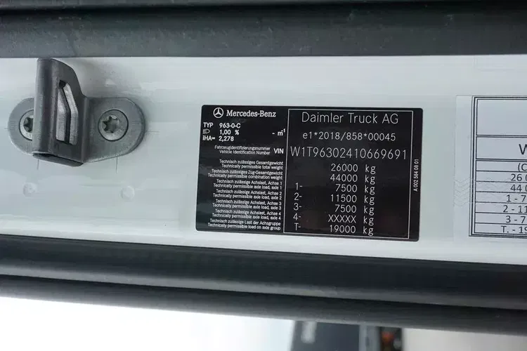 Mercedes ACTROS / 2542 / ACC / E 6 / MP 5 / ZESTAW PRZESTRZENNY / GIGA SPACE zdjęcie 11