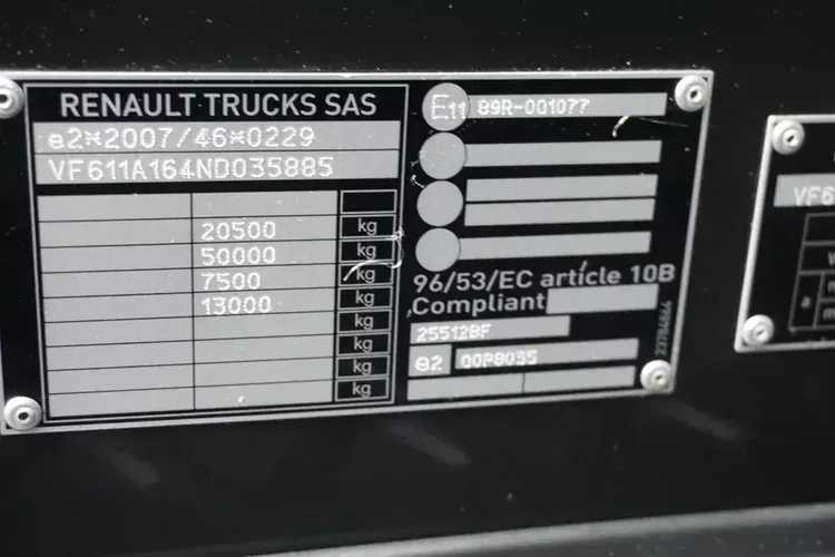 Renault T 460 / EURO 6 / ACC / SLEEPER CAB zdjęcie 11