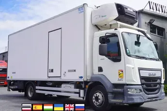 DAF LF 220 / Chłodnia 16 EPAL Multitemp / Carrier supra 1150 MT / winda Palfinger 1500 kg
