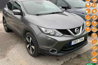 Nissan Qashqai 1.2 turbo Automat ledy panorama Navi kamery 360 Pół skóry zamiana gwar