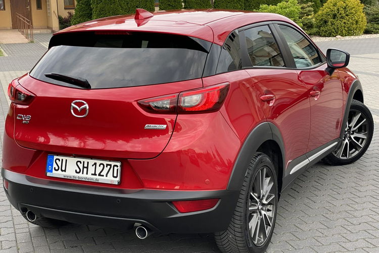 Mazda CX-3 +150KM+KAMERA cofania+Asystent pasa ruchu+RADAR zdjęcie 10