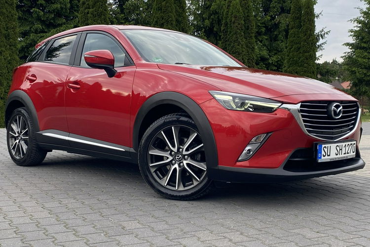Mazda CX-3 +150KM+KAMERA cofania+Asystent pasa ruchu+RADAR zdjęcie 14