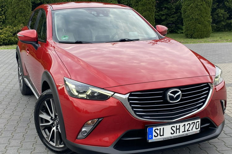 Mazda CX-3 +150KM+KAMERA cofania+Asystent pasa ruchu+RADAR zdjęcie 16