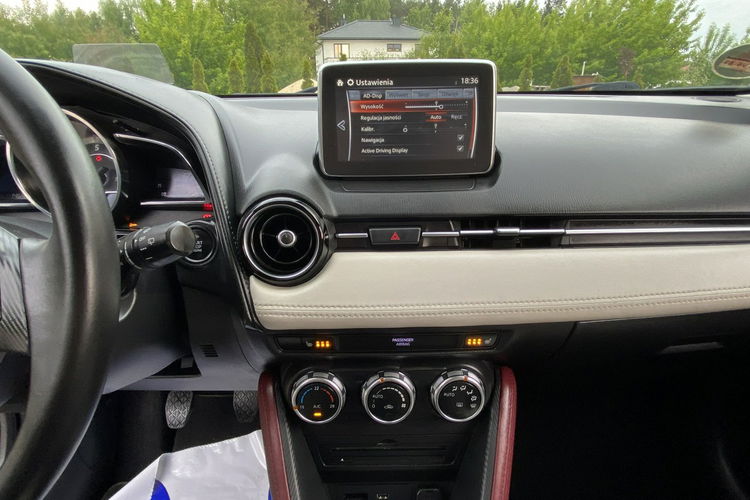 Mazda CX-3 +150KM+KAMERA cofania+Asystent pasa ruchu+RADAR zdjęcie 23