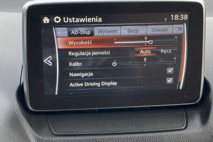 Mazda CX-3 +150KM+KAMERA cofania+Asystent pasa ruchu+RADAR zdjęcie 26