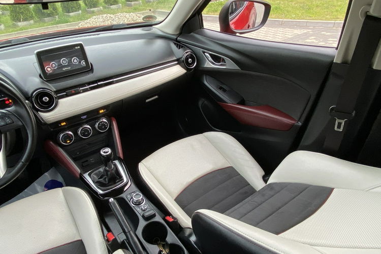 Mazda CX-3 +150KM+KAMERA cofania+Asystent pasa ruchu+RADAR zdjęcie 31