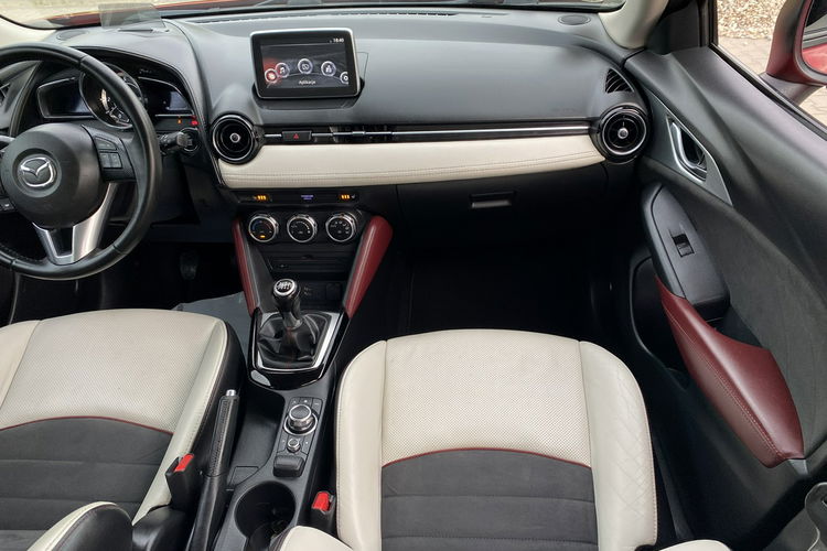 Mazda CX-3 +150KM+KAMERA cofania+Asystent pasa ruchu+RADAR zdjęcie 33