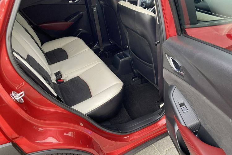 Mazda CX-3 +150KM+KAMERA cofania+Asystent pasa ruchu+RADAR zdjęcie 36