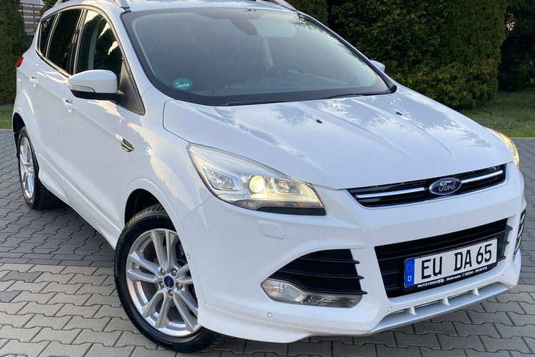 Ford Kuga Panorama+Ledy przód tył+Półskóry+Keyless Go+Climatronic+Podg Fotele zdjęcie 15