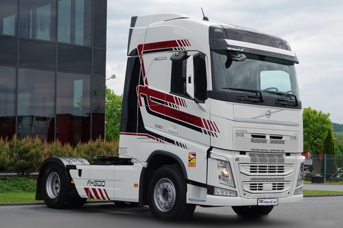 Volvo FH 500 / KLIMA POSTOJOWA / OPONY 100 % / PO KONTRAKCIE SERWISOWYM / SPROWADZONY