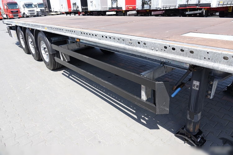 SCHMITZ NACZEPA PLATFORMA / BUDOWLANA / 2019 / OPONY 100% / WAGA: 5800 KG zdjęcie 9
