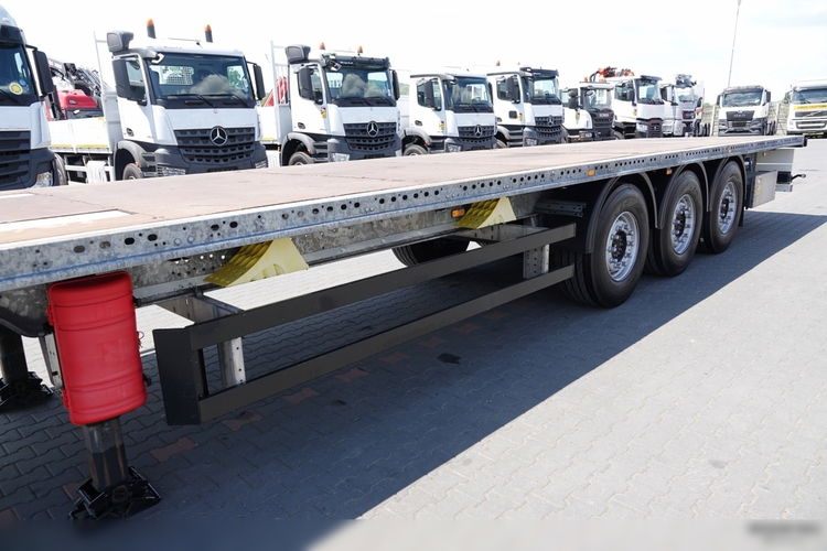 SCHMITZ NACZEPA PLATFORMA / BUDOWLANA / 2019 / OPONY 100% / WAGA: 5800 KG zdjęcie 10