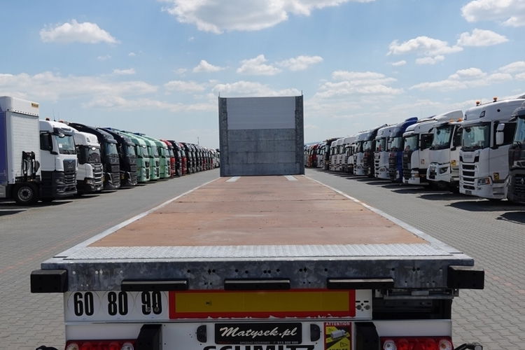SCHMITZ NACZEPA PLATFORMA / BUDOWLANA / 2019 / OPONY 100% / WAGA: 5800 KG zdjęcie 12