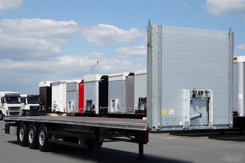 Schmitz SCHMITZ NACZEPA PLATFORMA / BUDOWLANA / 2019 / OPONY 100% / WAGA: 5800 KG